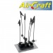 AIRBRUSH HOLDER WITH 6 CLIPS